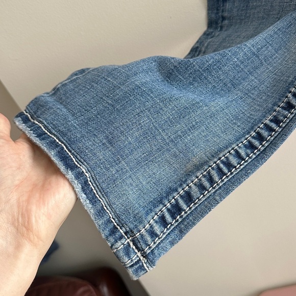 Miss Me Women's Embellished Rhinestone Blue Bootcut Jeans, Size 27 - Picture 5 of 16